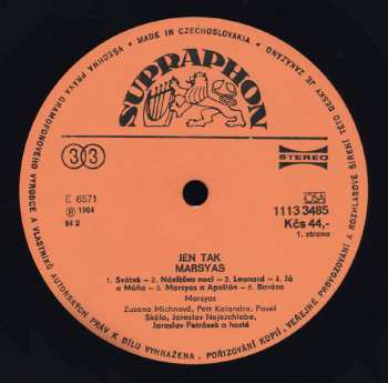 LP Marsyas: Jen Tak