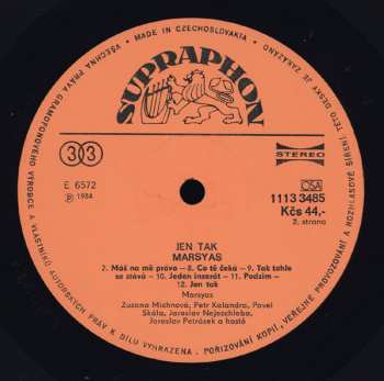 LP Marsyas: Jen Tak