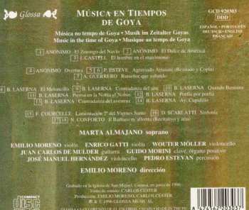 CD La Real Cámara: Música En Tiempos De Goya