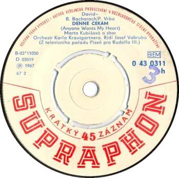 Album Marta Kubišová: Denně Čekám / Bi-Bom