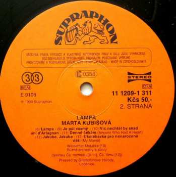 LP Marta Kubišová: Lampa