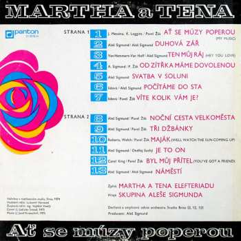 LP Martha A Tena Elefteriadu: Ať Se Múzy Poperou