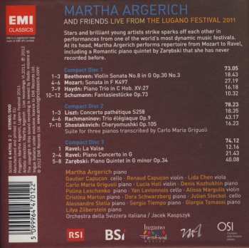 3CD/Doos Martha Argerich And Friends: Live From Lugano 2011