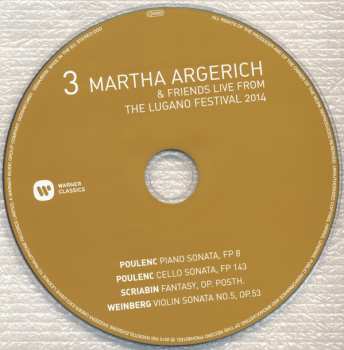 3CD/Doos Martha Argerich And Friends: Live From Lugano 2014