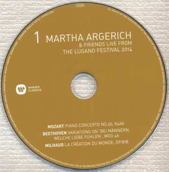 3CD/Doos Martha Argerich And Friends: Live From Lugano 2014