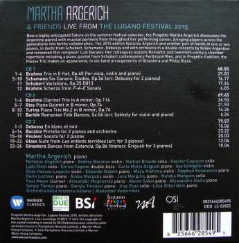 3CD/Doos Martha Argerich And Friends: Live From Lugano 2015