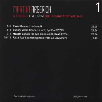 3CD/Doos Martha Argerich And Friends: Live From Lugano 2016