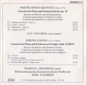 CD Dmitri Shostakovich: Piano Concerto No. 1 / Piano Concerto No. 11