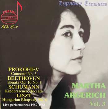 Album Sergei Prokofiev: Martha Argerich Vol. 3 / Live Performances 1957-1965