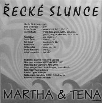 CD Martha A Tena Elefteriadu: Řecké Slunce