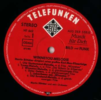 LP Martin Böttcher: Winnetou-Melodie (Martin Böttcher Dirigiert Seine Großen Karl-May-Filmerfolge