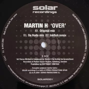 Martin H: Over