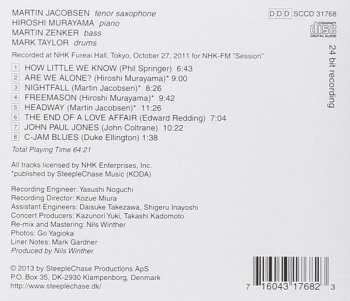 CD Martin Jacobsen: Live In Tokyo