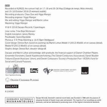 CD The Danish Chamber Players: Collage de Temps