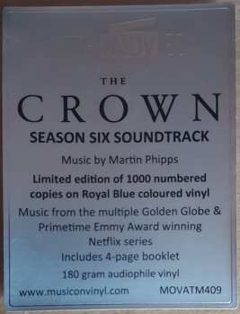 LP Martin Phipps: The Crown (Season Six Soundtrack) CLR | LTD | NUM