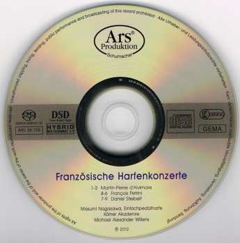 SACD Kölner Akademie: Französische Harfenkonzerte