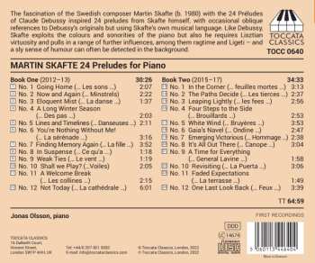 CD Martin Skafte: 24 Preludes For Piano