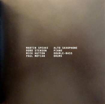 CD Martin Speake: Change Of Heart