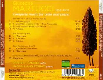 CD Giuseppe Martucci: Complete Music For Cello And Piano