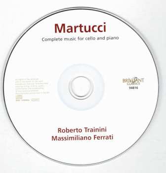 CD Giuseppe Martucci: Complete Music For Cello And Piano
