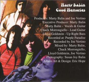 2CD Marty Balin: Good Memories