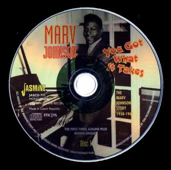 2CD Marv Johnson: You Got What It Takes: The Marv Johnson Story 1958-1961