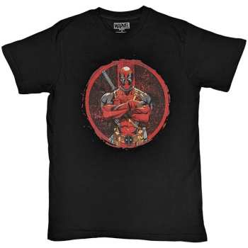 Merch Marvel Comics: Marvel Comics Unisex T-shirt: Deadpool Arms Crossed (small) S
