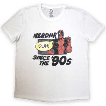 Merch Marvel Comics: T-shirt Deadpool Nerdin' Since The '90s