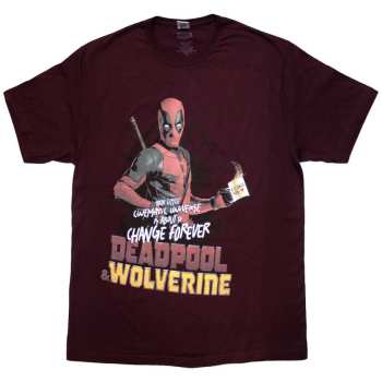 Merch Marvel Comics: T-shirt Deadpool & Wolverine Change Universe