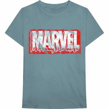 Merch Marvel Comics: T-shirt Distressed Dripping Logo Marvel Comics 
