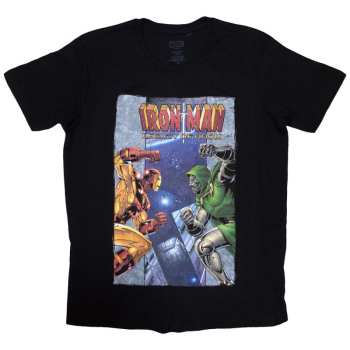 Merch Marvel Comics: Marvel Comics Unisex T-shirt: Iron Man Vs Dr Doom (small) S