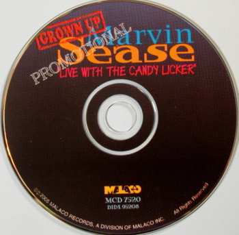 CD Marvin Sease: Grown Up "Live With The Candy Licker"