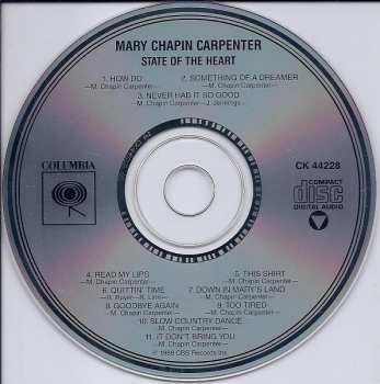 CD Mary Chapin Carpenter: State Of The Heart