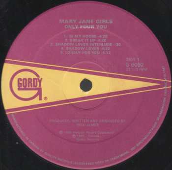 LP Mary Jane Girls: Only Four You