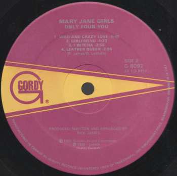 LP Mary Jane Girls: Only Four You