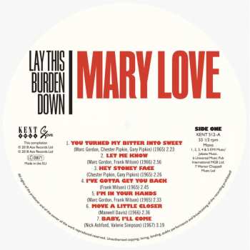 LP Mary Love: Lay This Burden Down