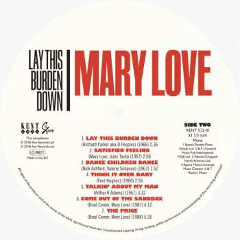 LP Mary Love: Lay This Burden Down