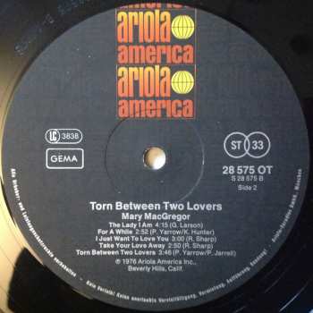 LP Mary MacGregor: Torn Between Two Lovers
