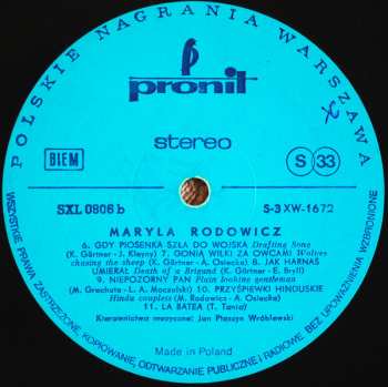 LP Maryla Rodowicz: Wyznanie