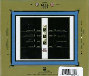 CD Masada: First Live 1993