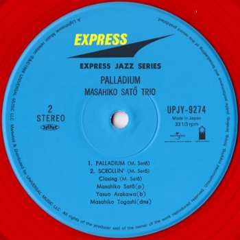 LP Masahiko Sato Trio: Palladium LTD