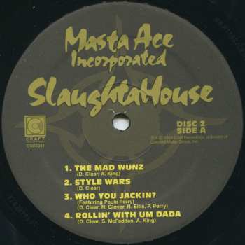 2LP Masta Ace Incorporated: SlaughtaHouse