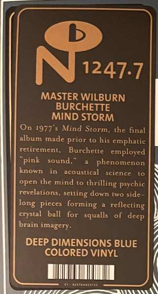 LP Master Wilburn Burchette: Mind Storm CLR