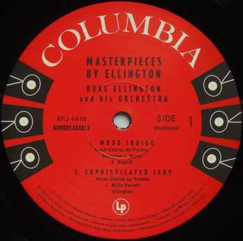 LP Duke Ellington And His Orchestra: Masterpieces By Ellington