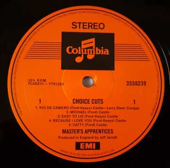 LP The Master's Apprentices: Choice Cuts