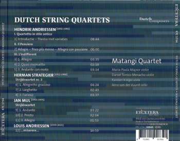 CD Louis Andriessen: Dutch String Quartets