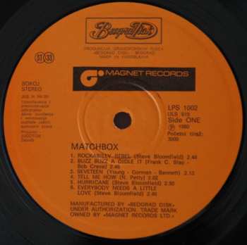 LP Matchbox: Matchbox