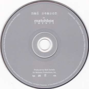 CD Matchbox Twenty: Mad Season
