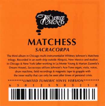 LP Matchess: Sacracorpa LTD