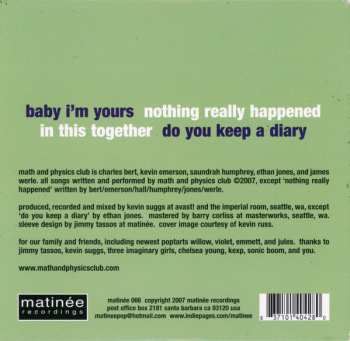 CD Math And Physics Club: Baby I'm Yours